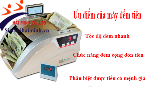Máy đếm tiền thông thường sở hữu chức năng nổi bật
