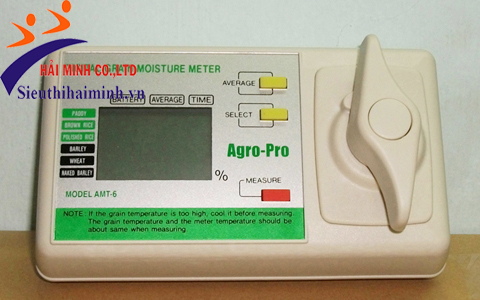 Máy đo độ ẩm gạo cầm tay Agro AMT-6 sử dụng dễ dàng