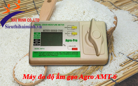 Máy đo độ ẩm gạo cầm tay Agro AMT-6  cho kết quả đo chính xác