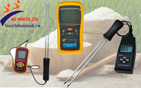 Máy đo độ ẩm gạo là thiết bị đo chuyên dụng để kiểm tra độ ẩm gạo