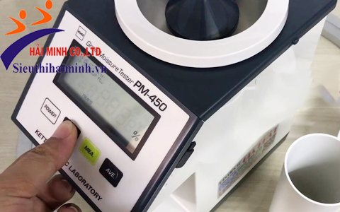 Các phím chức năng của máy đo độ ẩm nông sản Kett PM 450