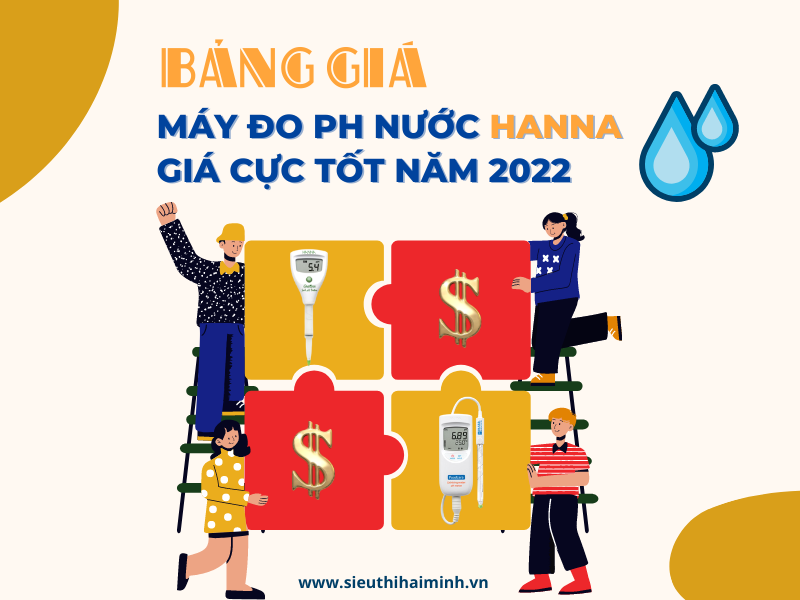 BẢNG GIÁ MÁY ĐO PH NƯỚC HANNA GIÁ CỰC TỐT NĂM 2022