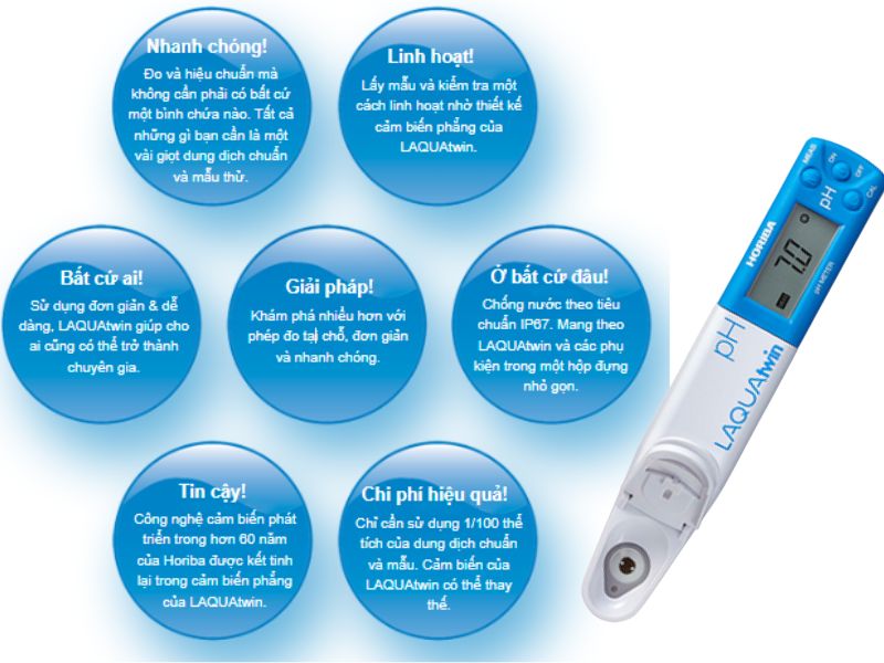 Bút đo độ pH pH 11 sở hữu nhiều tính năng vượt trội