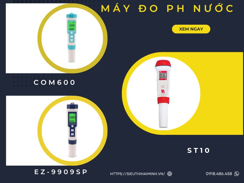 Gợi ý 3 máy đo nước nuôi cá chuyên dụng năm 2022