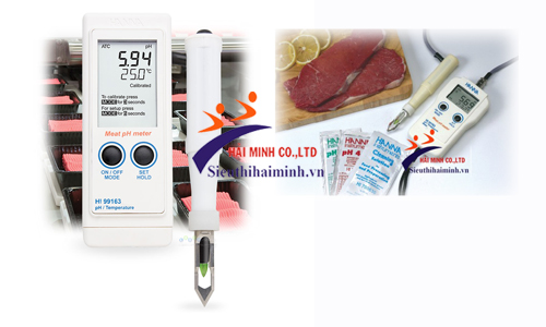 Máy đo độ pH sử dụng kiểm tra độ tươi của thịt