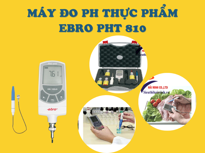 Máy đo pH thực phẩm EBRO PHT 810
