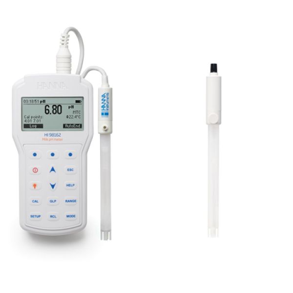Photo - Máy đo pH/Nhiệt độ trong sữa HI98162