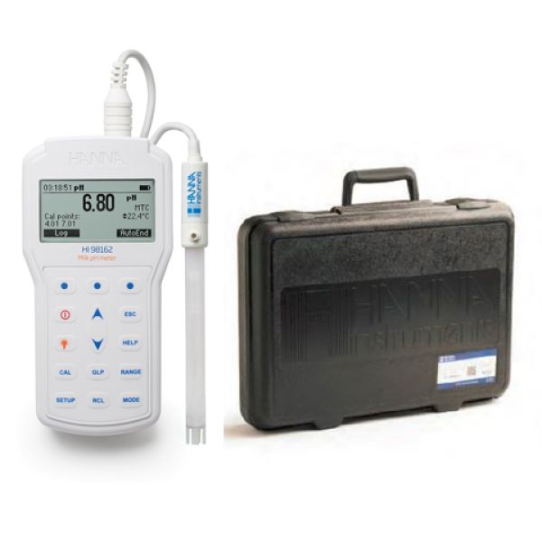 Photo - Máy đo pH/Nhiệt độ trong sữa HI98162
