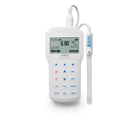 Máy đo pH,Nhiệt Độ Trong Sữa HI98162