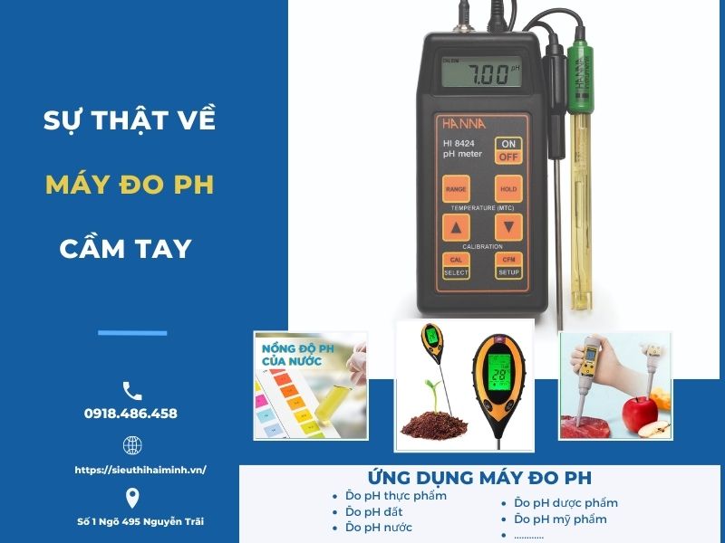 Sự Thật Về Máy Đo Ph Cầm Tay Có Thể Bạn Chưa Biết