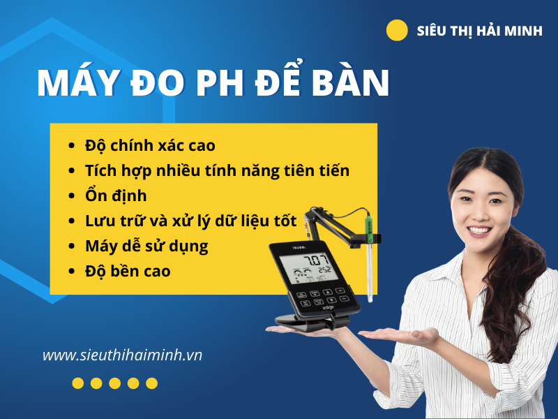 Ưu điểm nổi bật của máy đo ph để bàn bạn cần biết