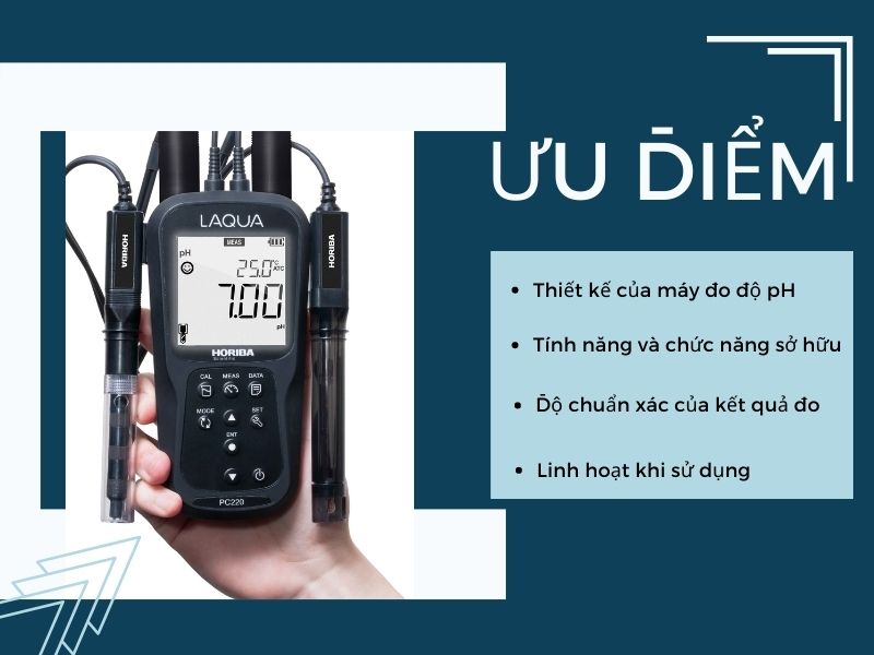 Ưu điểm vượt trội của máy đo pH cầm tay