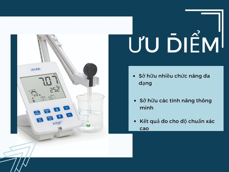 Ưu điểm vượt trội của máy đo pH để bàn