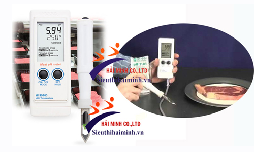 máy đo độ ph Hanna HI99163 sử dụng đơn giản, giá thành rẻ