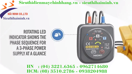 Máy đo thứ tự pha Hioki PD3129