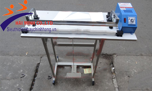 Máy hàn mép túi ni lông dập chân Máy hàn mép túi ni lông dập chân