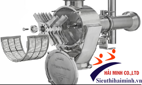 Khoang nghiền bột của máy nghiền bột cấu tạo nhỏ gọn, chắc chắn