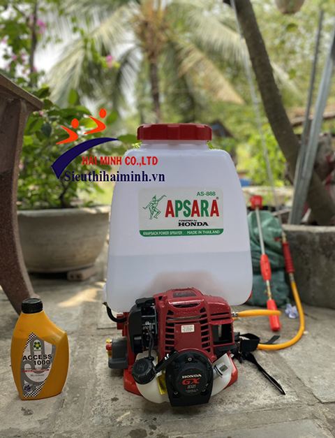 Kỹ thuật giao và test máy phun thuốc Honda Apsara GX35 ở Quận 9