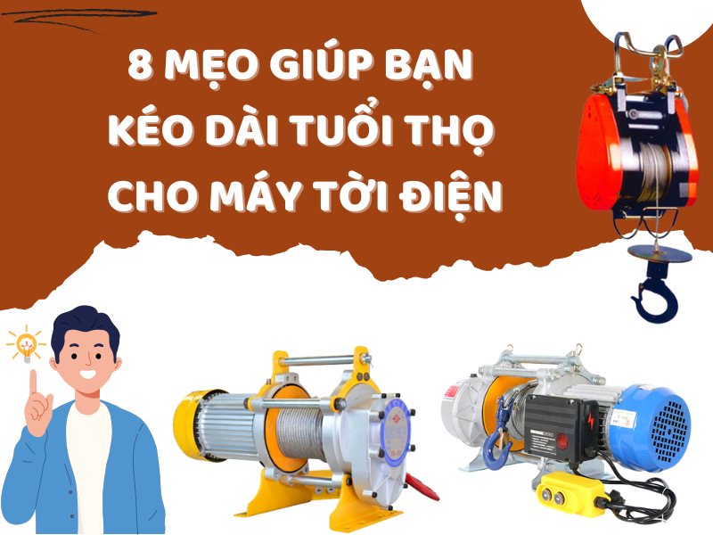 8 MẸO GIÚP BẠN KÉO DÀI TUỔI THỌ CHO MÁY TỜI ĐIỆN