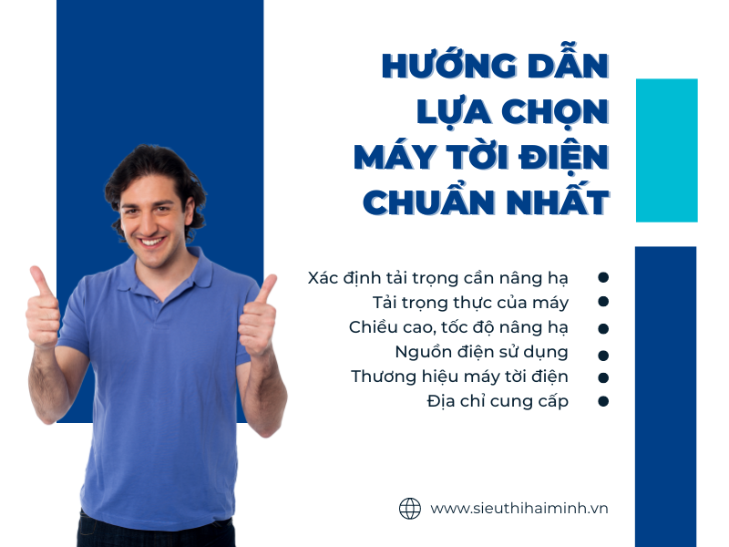 Cách chọn tời điện chuẩn