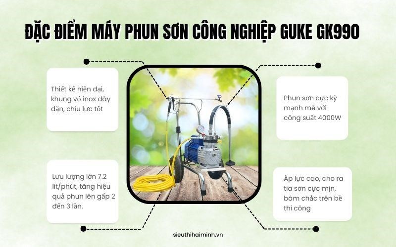 Thông tin về máy phun sơn công nghiệp GUKE GK990