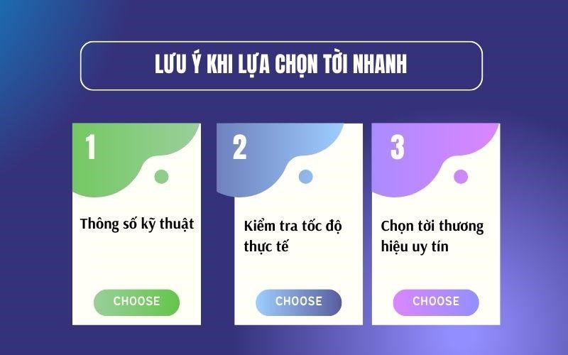 Lưu ý khi lựa chọn tời nhanh