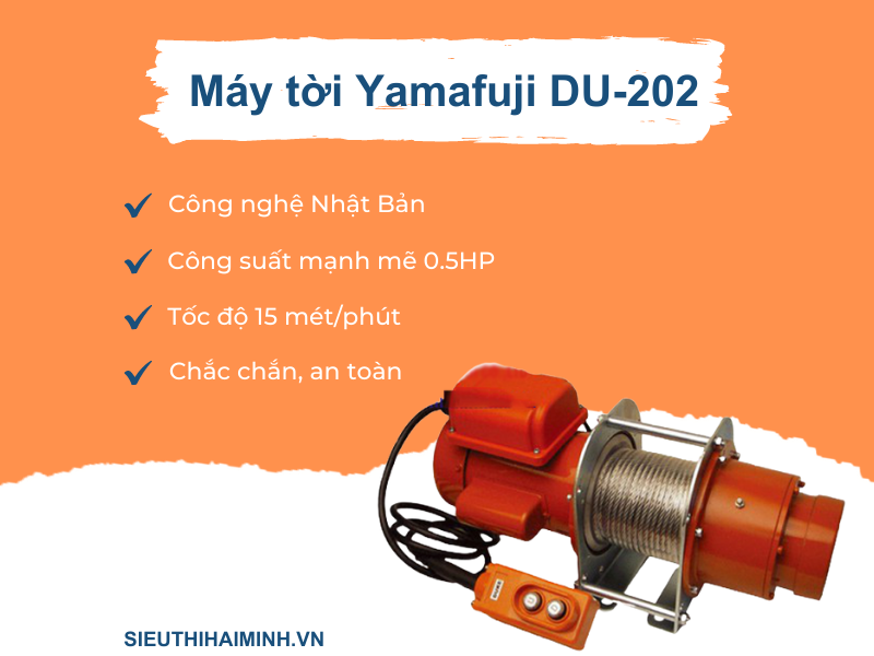 Máy tời Yamafuji DU-202
