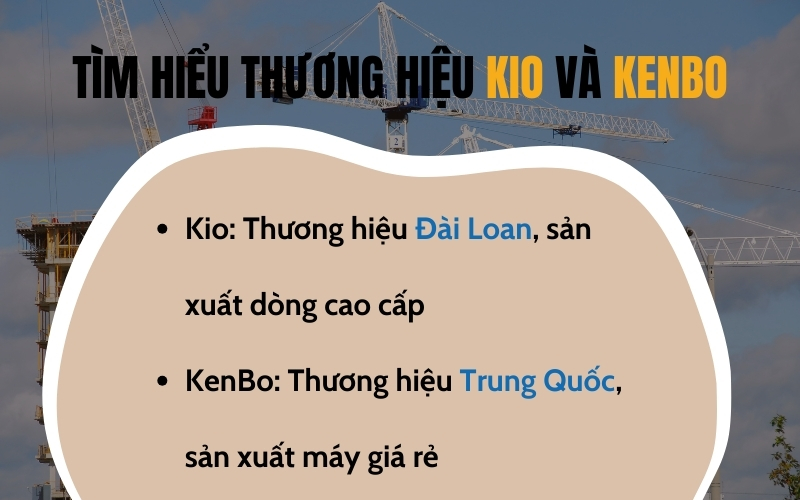 Tìm hiểu thương hiệu tời điện Kio và Kenbo
