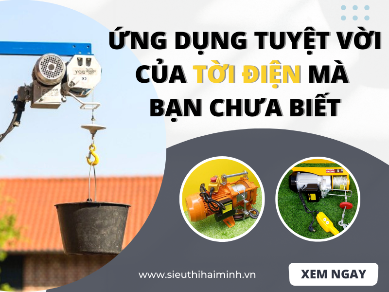 ỨNG DỤNG TUYỆT VỜI CỦA TỜI ĐIỆN MÀ BẠN CHƯA BIẾT