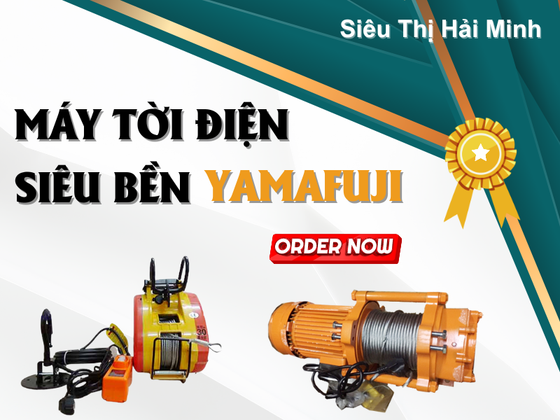 Yamafuji - Thương hiệu máy tời điện siêu bền, bán chạy hiện nay