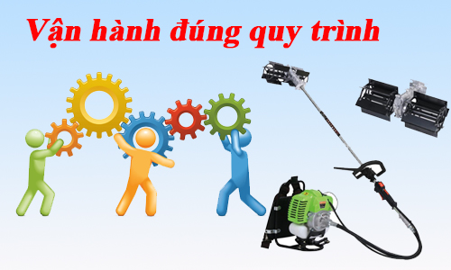 Máy xạc cỏ sử dụng đơn giản, dễ dàng