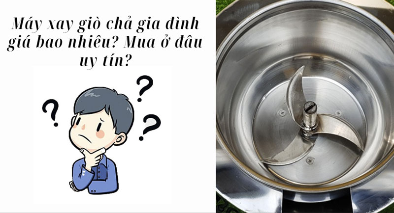 Máy xay giò chả gia đình giá bao nhiêu? Mua ở đâu uy tín?