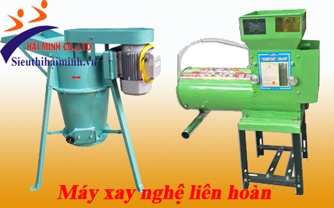 Máy xay nghệ liên hoàn giúp nghiền vắt nghệ nhanh chóng