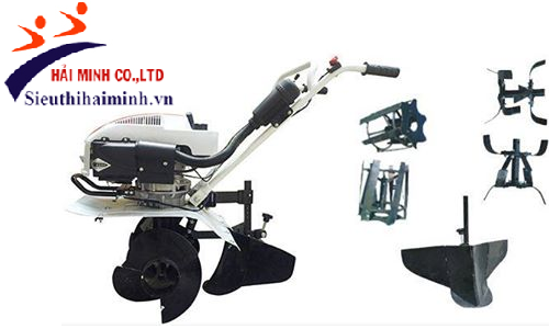 Máy xới đất dễ điều khiển nhờ vào hộp số tự động, máy có trọng lượng nhẹ