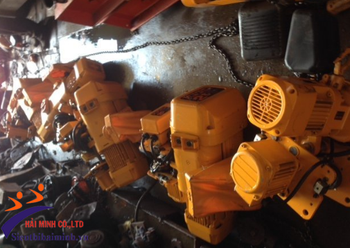 Pa lăng xích điện cũ sẽ không có chế độ bảo hành 