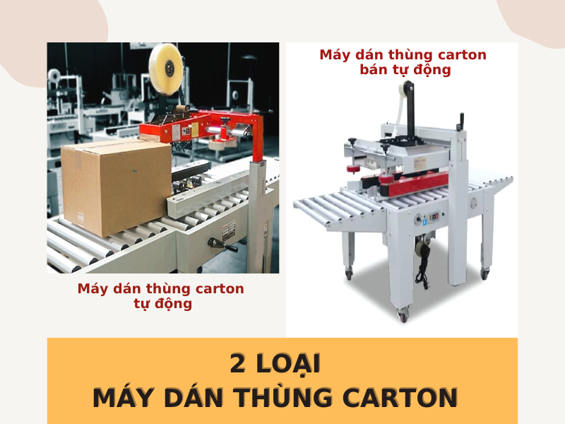 2 loại máy dán thùng carton