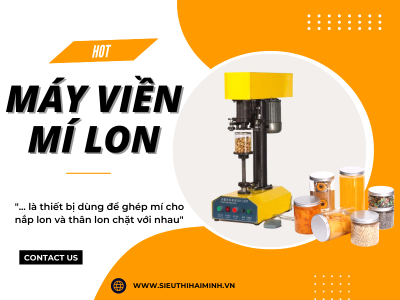 Máy viền mí lon
