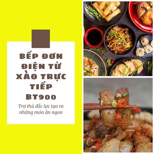 Bếp đơn điện từ xào trực tiếp BT900