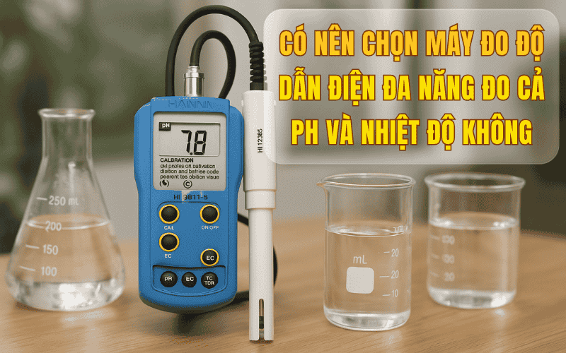 Có Nên Chọn Máy Đo Độ Dẫn Điện Đa Năng Đo Cả PH Và Nhiệt Độ Không