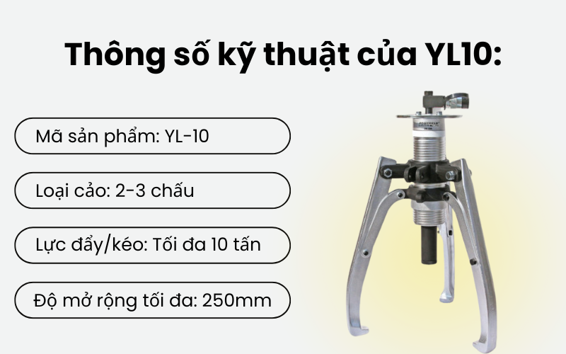 Cảo Thuỷ lực rời bơm YL10 