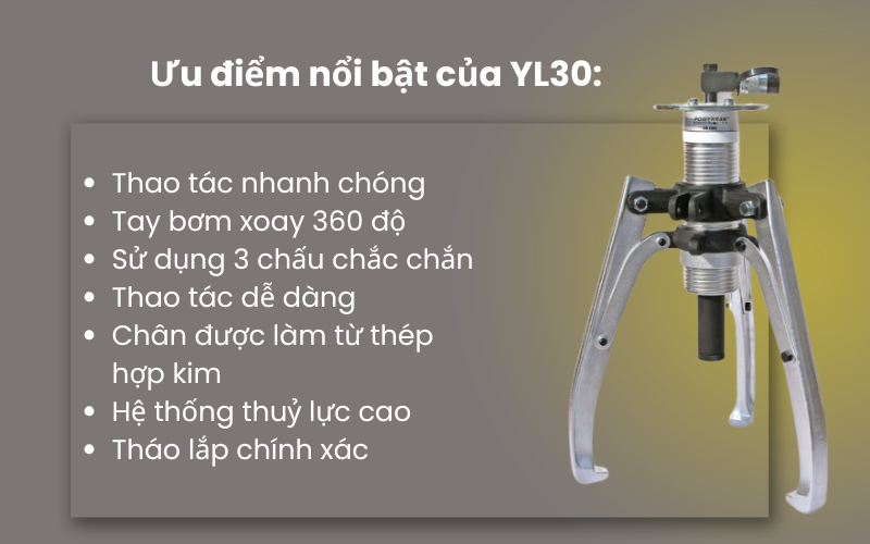 Cảo Thuỷ lực rời bơm YL30