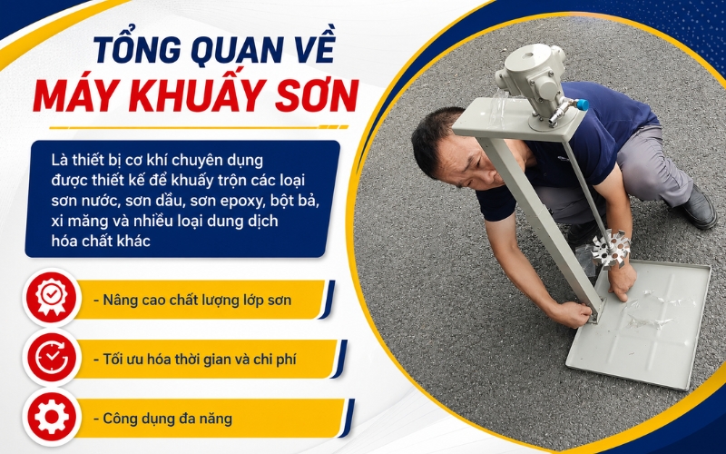 Tổng quan về máy khuấy sơn
