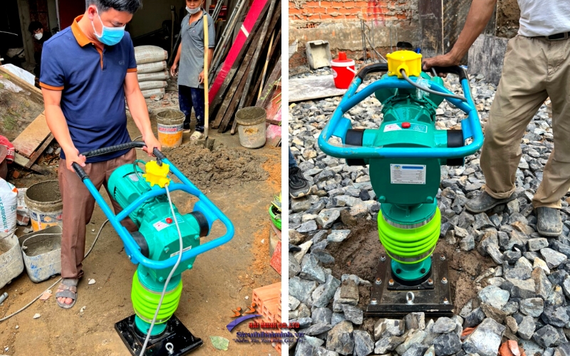 Hướng dẫn sử dụng máy đầm cóc chạy điện HCD 100