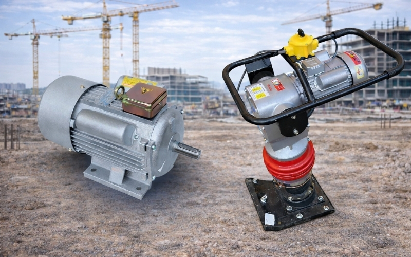 Cấu tạo chi tiết bộ phận chính của máy đầm cóc điện