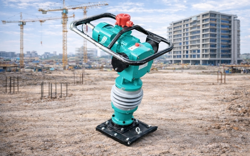 Nguyên lý hoạt động của đầm cóc chạy điện