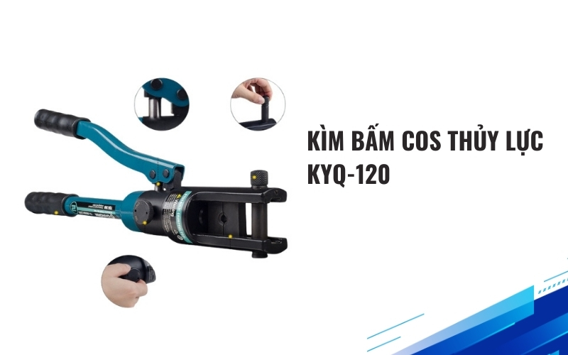 Kìm bấm cos thủy lực KYQ-120