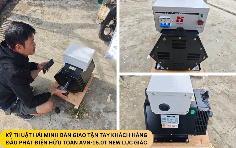 Đầu phát điện Hữu Toàn AVN-16.0T New LỤC GIÁC