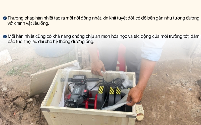 Lý do máy hàn nhiệt ống hdpe “bán chạy” nhất thị trường