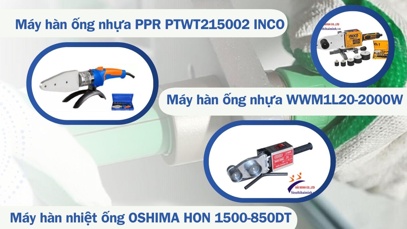 Gợi ý máy hàn ống nhựa cho ống PPR âm tường