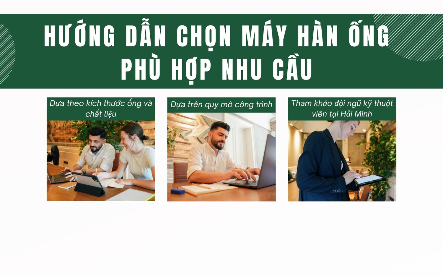 Hướng dẫn chọn máy hàn ống phù hợp nhu cầu tại Hải Minh